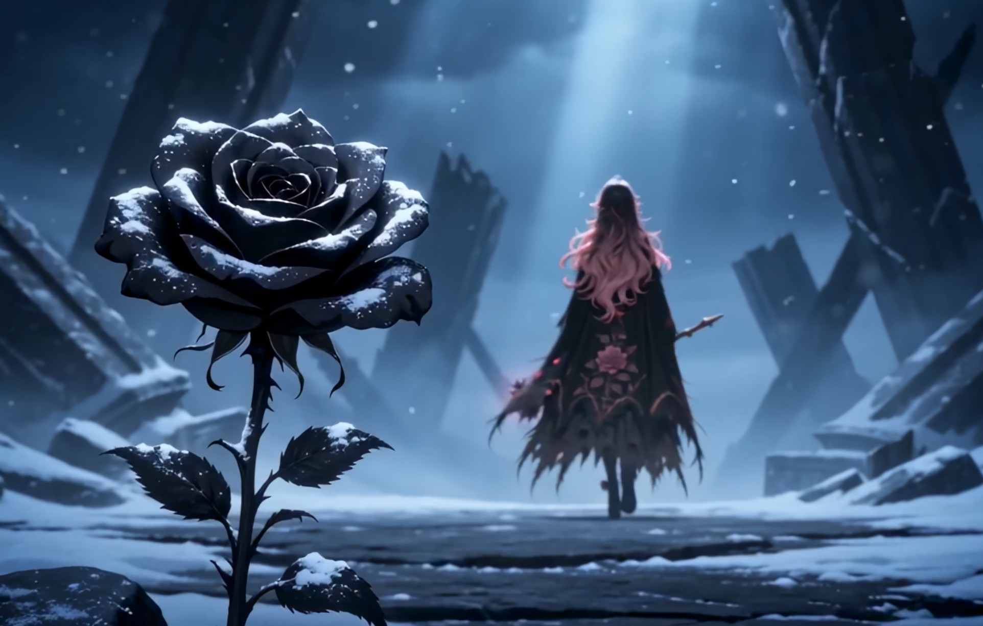 Black Rose Marker