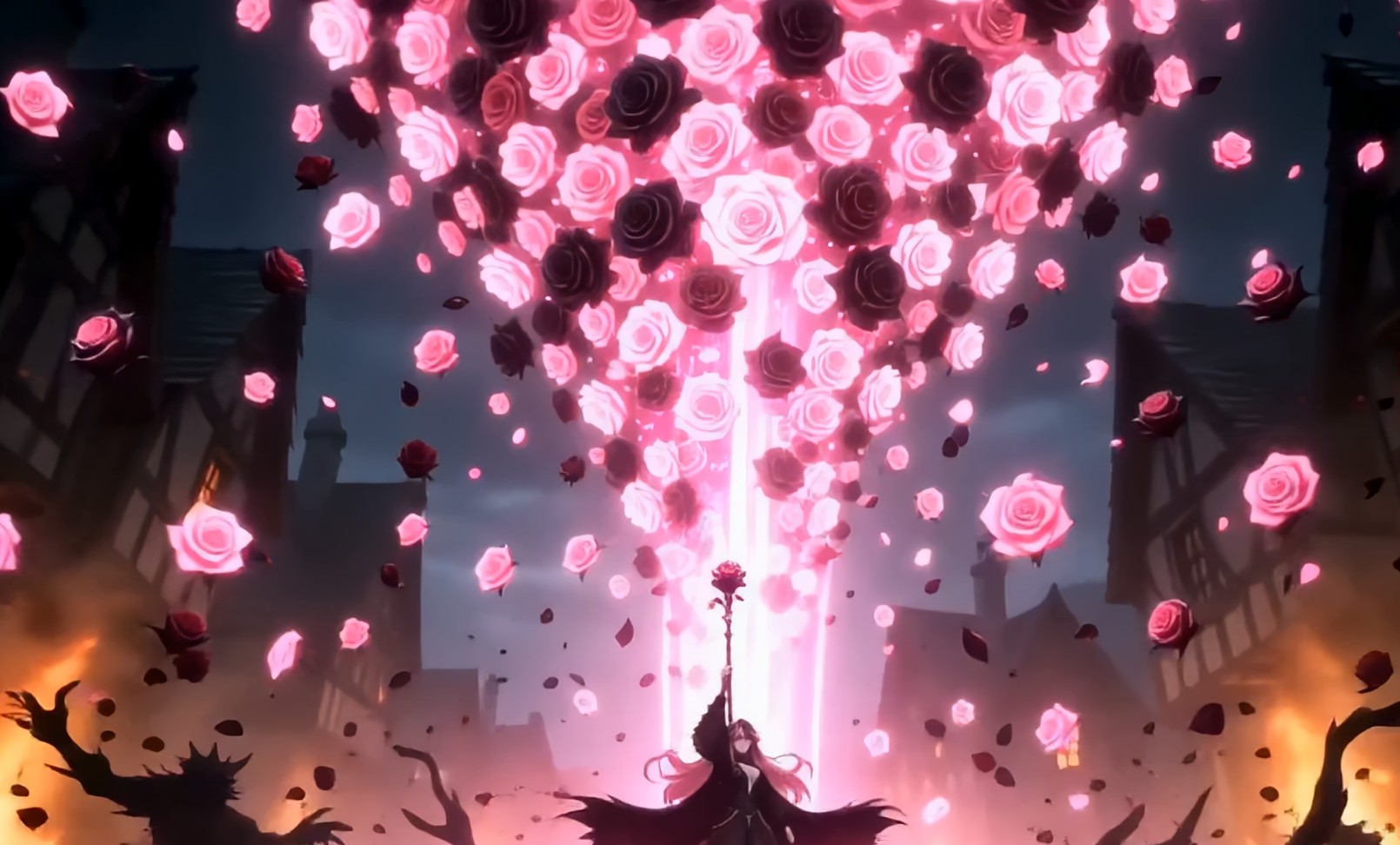 Rose Storm — Sky Burst